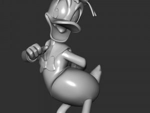 Donald Duck 3D-printmodel