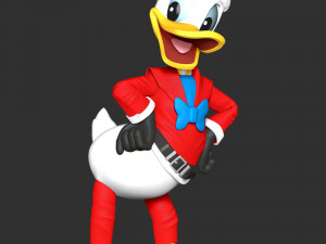 Donald Duck Merry Christmas 3D Принт Модель