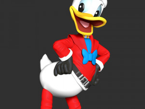Donald Duck Merry Christmas 3D Принт Модель