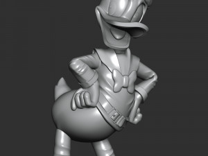 Donald Duck Merry Christmas 3D Принт Модель
