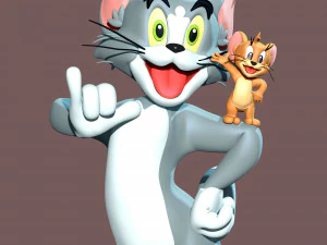 Tom-Jerry Fan Art Modelo de impresión 3D