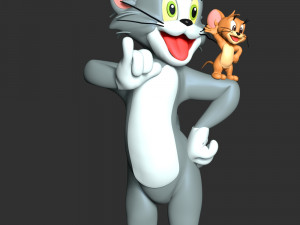 Tom - Jerry Fan Art 3D 打印模型