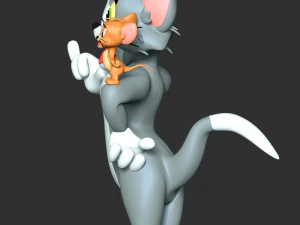 Tom - Jerry Fan Art 3D Print Model