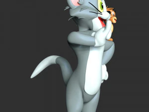 Tom - Jerry Fan Art 3D Print Model
