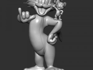 Tom - Jerry Fan Art 3D Print Model