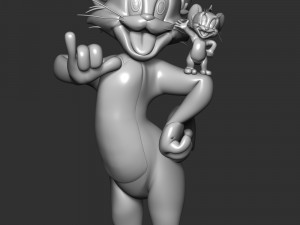 Tom - Jerry Fan Art 3D 打印模型