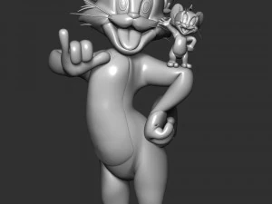 Tom - Jerry Fan Art 3D Print Model