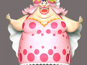 원피스 - 빅맘 3D 프린트 모델