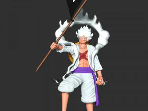 One Piece - Luffy Gear 5 3D Print Model