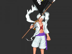 One Piece - Luffy Gear 5 3D Print Model