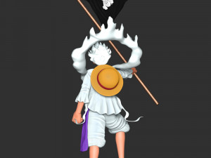 One Piece - Luffy Gear 5 3D Baskı Modeli
