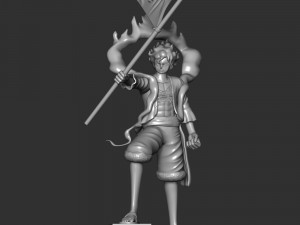 One Piece - Luffy Gear 5 3D Baskı Modeli