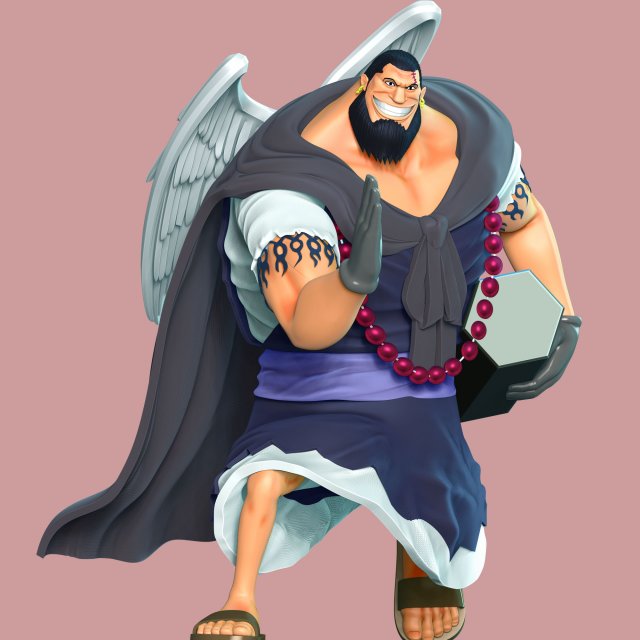 Urouge - One Piece Model do druku 3D .c4d .max .obj .3ds .fbx .stl .blend 