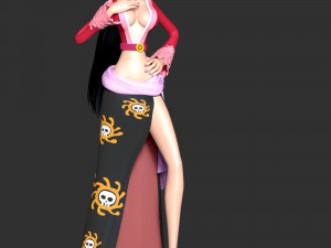 Boa Hancock - One Piece 3D 프린트 모델