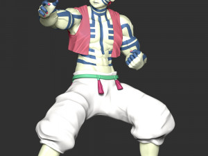 Demon Slayer - Akaza Kimetsu no Yaiba Modello di stampa 3D