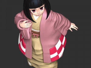 Hanako Kamado Demon Slayer Kimetsu no Yaiba 3D Baskı Modeli