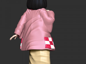 Hanako Kamado Demon Slayer Kimetsu no Yaiba 3D Baskı Modeli