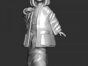 Hanako Kamado Demon Slayer Kimetsu no Yaiba 3D Baskı Modeli