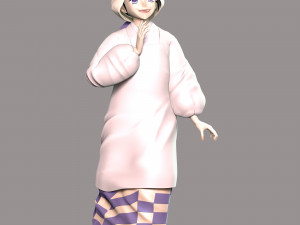 Kie Kamado Demon Slayer Kimetsu no Yaiba 3D Print Model