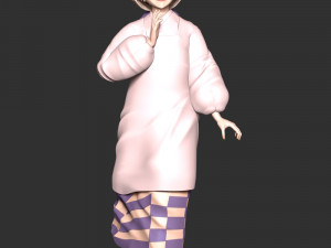 Kie Kamado Demon Slayer Kimetsu no Yaiba Model Cetak 3D
