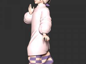 Kie Kamado Demon Slayer Kimetsu no Yaiba Model Cetak 3D