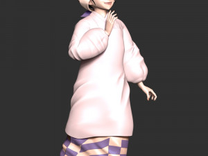 Kie Kamado Demon Slayer Kimetsu no Yaiba Model Cetak 3D