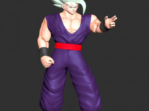 Dragon Ball - Gohan Beast Model Cetak 3D