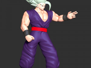 Dragon Ball - Gohan Beast Model Cetak 3D