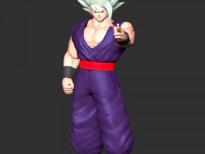 Dragon Ball - Gohan Beast 3D Print Model