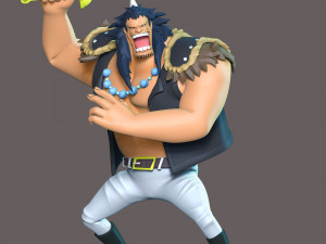 One Piece - Beast Pirate 3 3Dプリントモデル