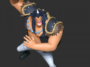 One Piece - Beast Pirate 3 3D Print Model