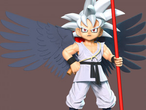 Goku Seraphim - Dragon Ball 3D Print Model