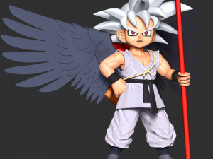 Goku Seraphim - Dragon Ball 3D Print Model
