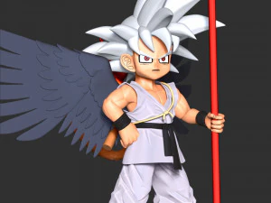 Goku Seraphim - Dragon Ball 3D Print Model