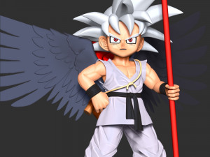 Goku Seraphim - Dragon Ball 3D Print Model