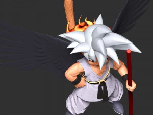 Goku Seraphim - Dragon Ball 3D Print Model