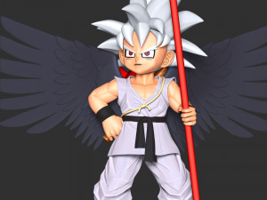 Goku Seraphim - Dragon Ball 3D Print Model