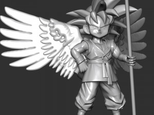Goku Seraphim - Dragon Ball 3D Print Model