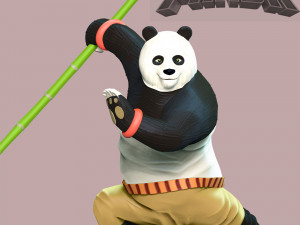 Kung Fu Panda 3D Print Model