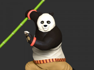 Kung Fu Panda 3D 프린트 모델