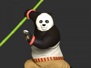 Kung Fu Panda 3D Print Model