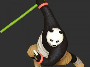 Kung Fu Panda 3D Print Model