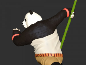 Kung Fu Panda 3D 프린트 모델
