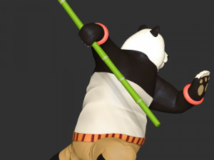 Kung Fu Panda 3D 프린트 모델