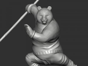 Kung Fu Panda 3D Print Model