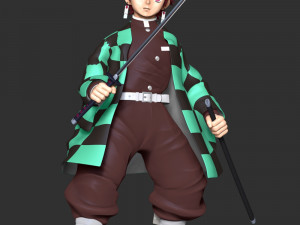 Demon Slayer Hinokami Chronicles - Tanjiro 3D Print Model