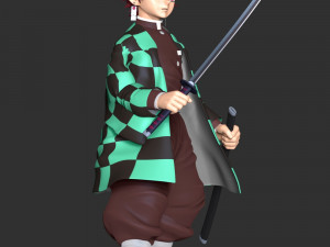 Demon Slayer Hinokami Chronicles - Tanjiro 3D Print Model