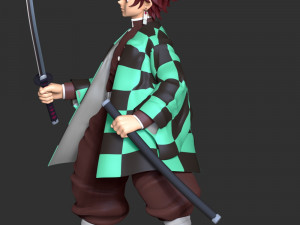 Demon Slayer Hinokami Chronicles - Tanjiro 3D Print Model