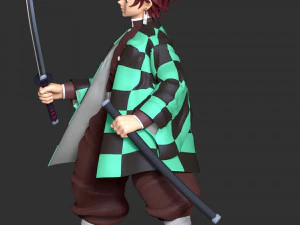 Demon Slayer Hinokami Chronicles - Tanjiro 3D Print Model