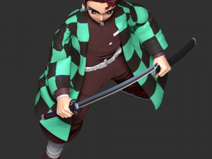 Demon Slayer Hinokami Chronicles - Tanjiro 3D Print Model